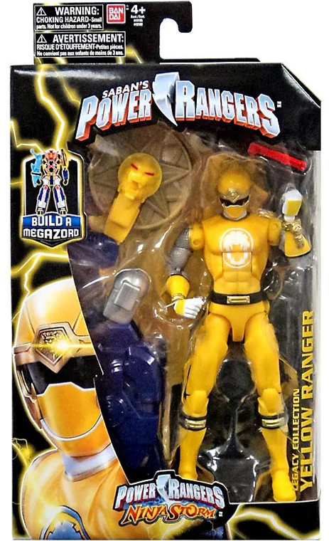 Power Rangers Legacy Collection Ninja Storm Yellow Ranger 6-Inch Action Figure