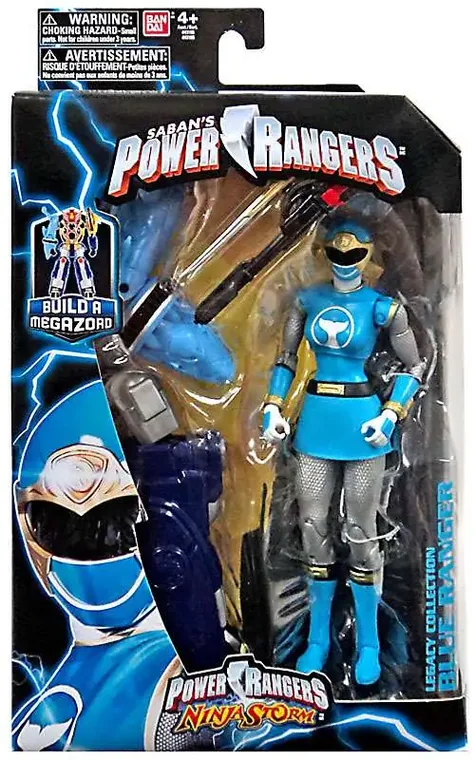 Power Rangers Legacy Collection Ninja Storm Blue Ranger 6-Inch Action Figure