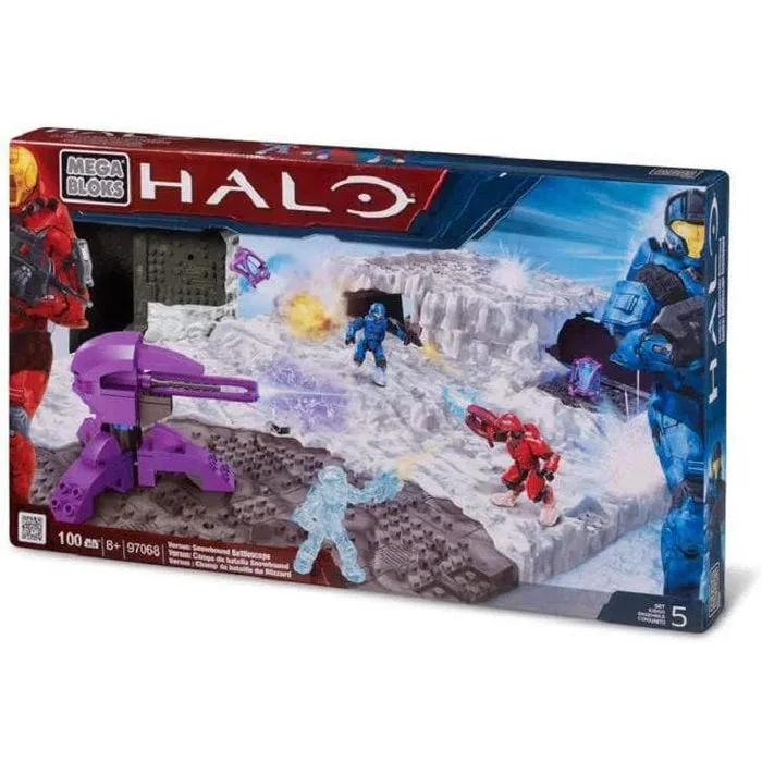 Mega Bloks Halo Versus: Snowbound Highbase Building Set 97069