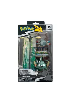 Pokémon Select City Street Environment Magnemite & Trubbish Figure Set