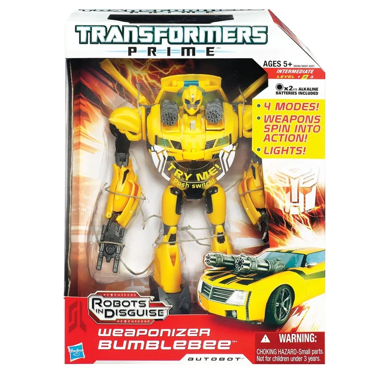 Transformers Prime Weaponizers Bumblebee Action Figure