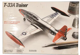 Testors 578 Lockheed T-33A Trainer 1:48 Scale Plastic Model Kit
