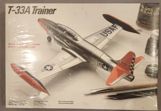 Testors 578 Lockheed T-33A Trainer 1:48 Scale Plastic Model Kit