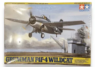 Tamiya 1/48 Grumman F4F-4 Wildcat Plastic Model Kit #61034