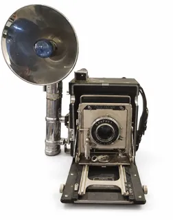 Graflex Speed Graphic 4x5 Press Camera with Kodak Ektar 127mm f/4.7 Lens