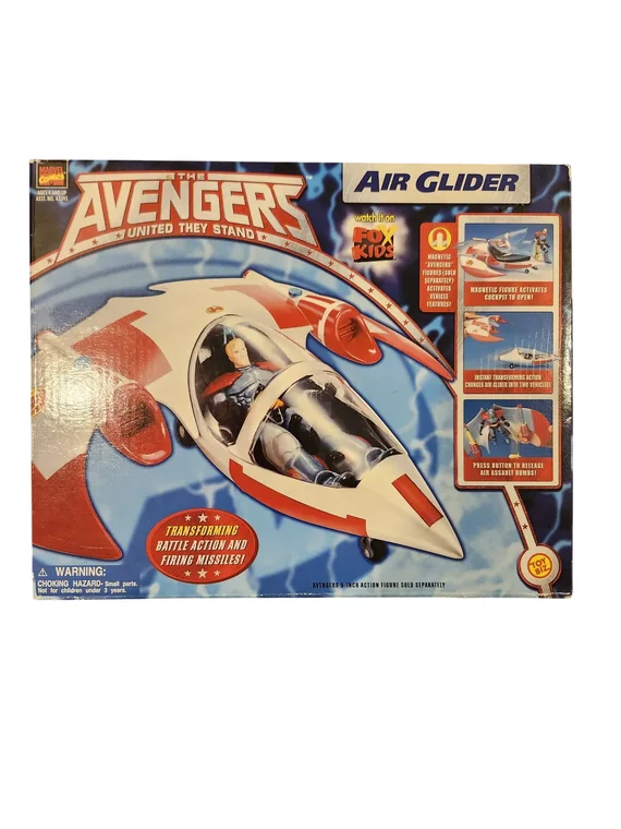 Toy Biz Marvel Avengers United They Stand Air Glider Vehicle 2000