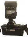 Nikon N8008 35mm SLR Film Camera with Nikon Speedlight SB-24 and Lens